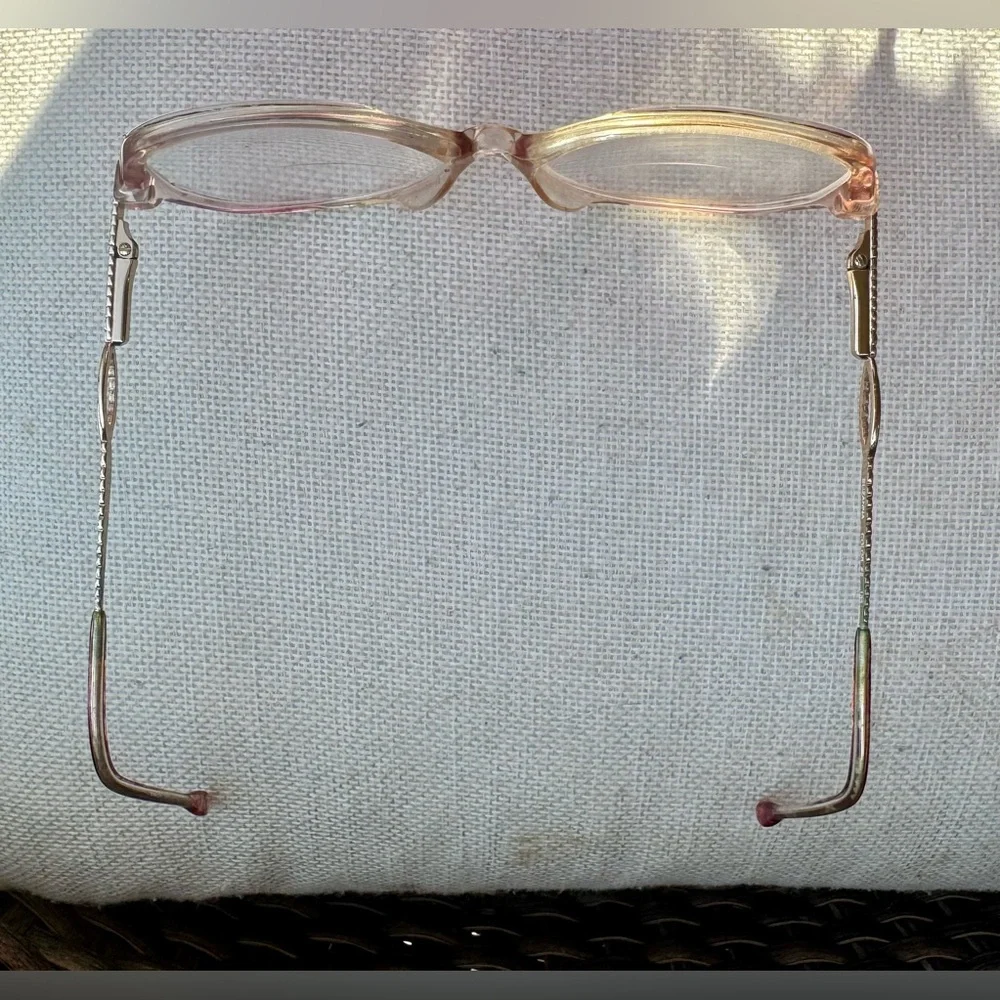 Silver Dollar Suzanna Eyeglass Frames Only Color #2 Pink Tortoise/Gold 51-15-135